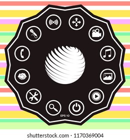 Earth logo symbol