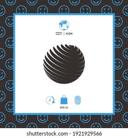 Earth logo symbol. Element for your design