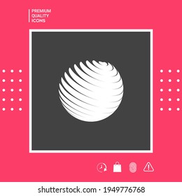Earth logo symbol. Element for your design