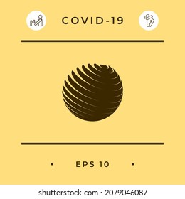 Earth logo symbol. Element for your design