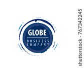 Earth logo template. Globe sign