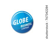 Earth logo template. Globe sign