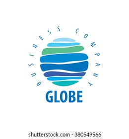 Earth  logo template. Globe sign