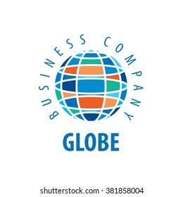 Earth  logo template. Globe sign