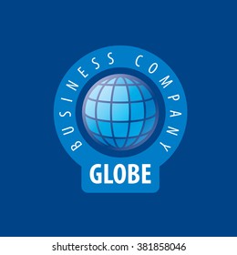 Earth  logo template. Globe sign