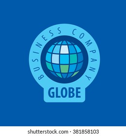 Earth  logo template. Globe sign