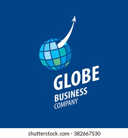 Earth  logo template. Globe sign