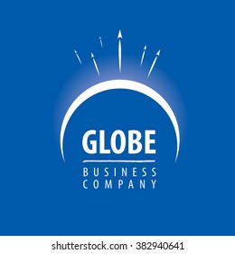Earth  logo template. Globe sign