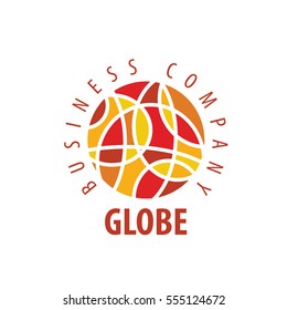 Earth logo template. Globe sign