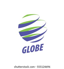 Earth logo template. Globe sign
