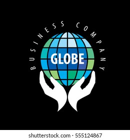 Earth logo template. Globe sign