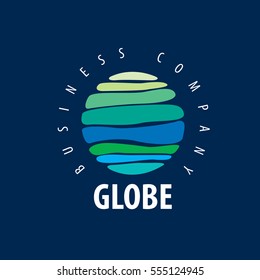 Earth logo template. Globe sign