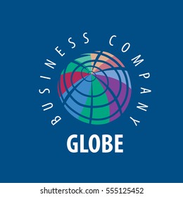 Earth logo template. Globe sign