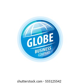 Earth logo template. Globe sign