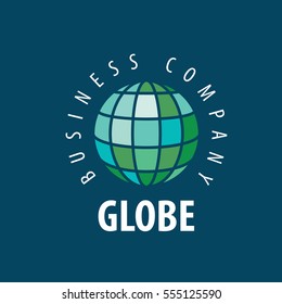 Earth logo template. Globe sign