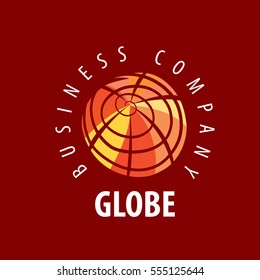 Earth logo template. Globe sign