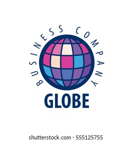 Earth logo template. Globe sign