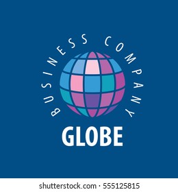 Earth logo template. Globe sign
