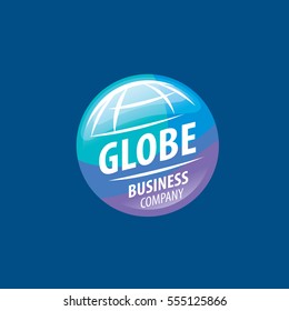 Earth logo template. Globe sign