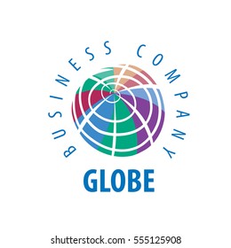 Earth logo template. Globe sign
