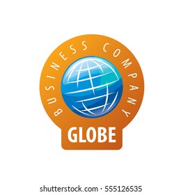 Earth logo template. Globe sign