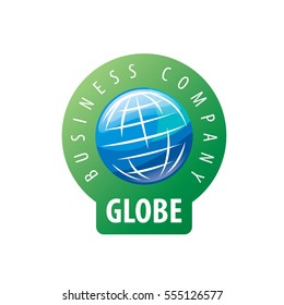 Earth logo template. Globe sign