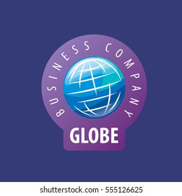 Earth logo template. Globe sign