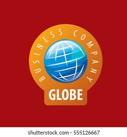 Earth logo template. Globe sign