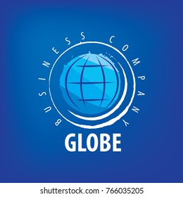 Earth logo template. Globe sign