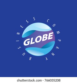 Earth logo template. Globe sign