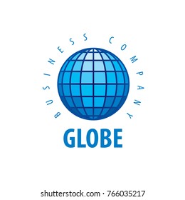 Earth logo template. Globe sign