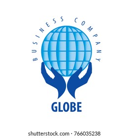 Earth logo template. Globe sign