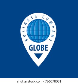 Earth logo template. Globe sign