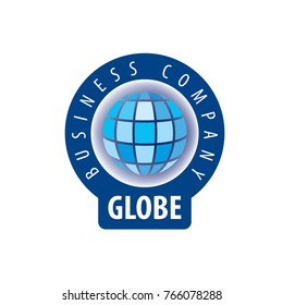 Earth logo template. Globe sign