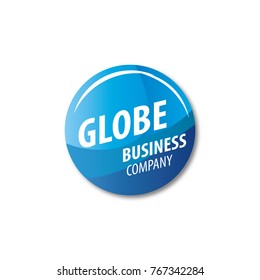 Earth logo template. Globe sign