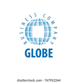 Earth logo template. Globe sign