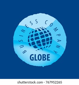 Earth logo template. Globe sign