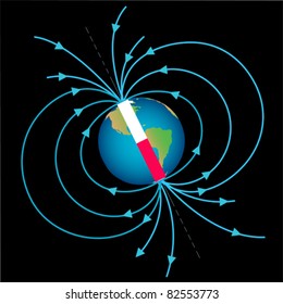 Earth With Magnetic Field