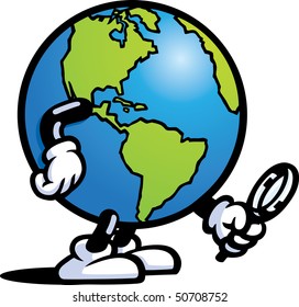 Earth Man Looking