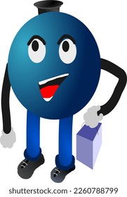 vector de la tierra vectorial imagen azul