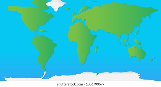 Map earth