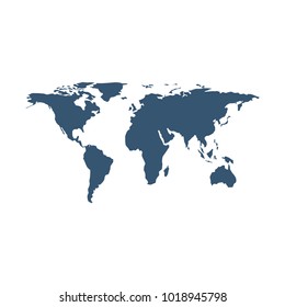 earth maps isolated icon