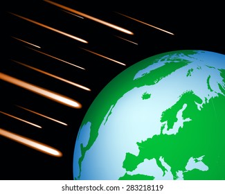 earth meteor

