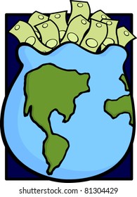 earth money bag