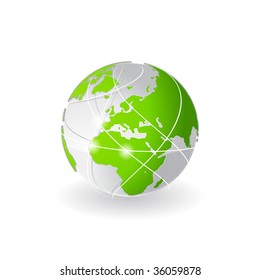 earth networking icon