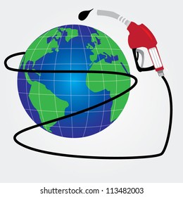 Earth and oil