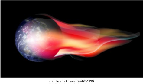 Earth on Fire Banner