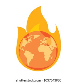 Burning Planet Images, Stock Photos & Vectors | Shutterstock