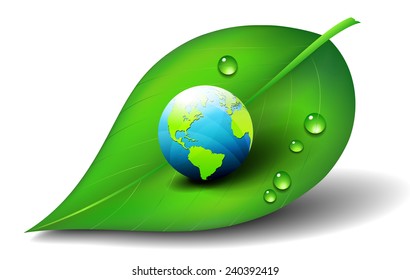 Earth on Leaf