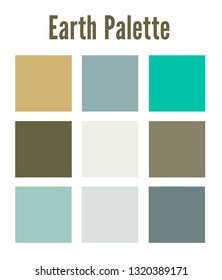 Earth Palette Tone Vector Illustration